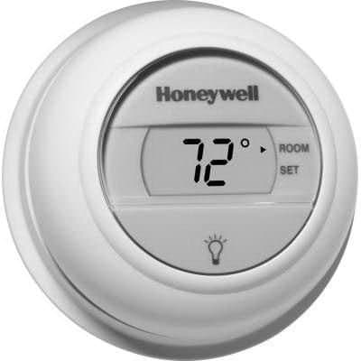 T Stat Heat Only White, 4" x 2" x 4.5"