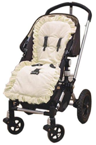 Baby Doll Bedding Heavenly Soft Minky Stroller Covers, Ivory
