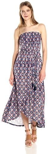 Lucky Brand Women's Strapless Maxi