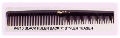 Krest Comb #4710 Blackruler Back 7" Styler Teaser