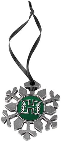 LinksWalker Hawaii Warriors Snowflake Ornament