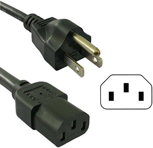 HQRP 10ft AC Power Cord for HP Officejet 4311 4314 4315 4315V 4355 J3680 J5740 J5750 J5780 Printer ALL-IN-ONE Mains Cable Coaster