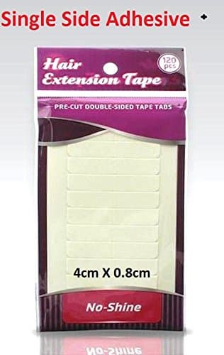 No Shine Single Side Adhesive Hair Extension tape tabs. 4cm X 0.8cm