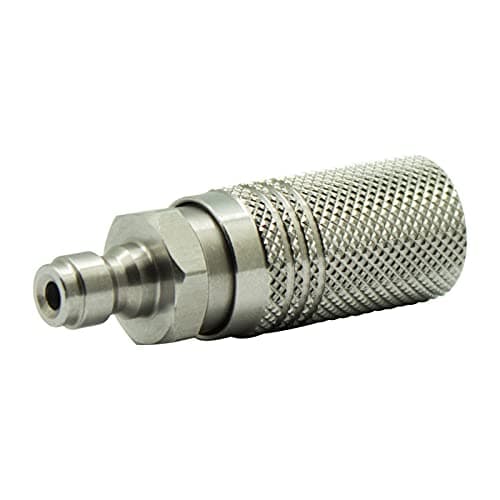 Manloney LLC Universal Foster Quick-Disconnect Coupling Fill Adapter PCP Paintball HPA Air Tool Fittings (8mm Male to 8mm Female Coupling), 8MM Male to Male