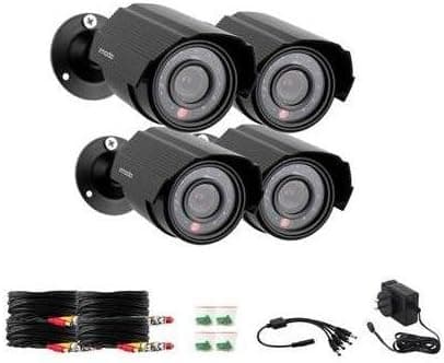Zmodo ZMD-P4-CARAZ4ZN - Surveillance 1/3.7inch Cmos 600tvl Outdoor 50 Ir Bullet Cameras 4pack Retail
