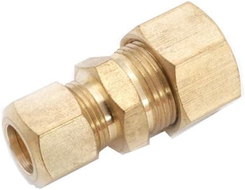 Anderson Metals 750082-0604 3/8-Inch by 1/4-Inch Low Lead Compression Union