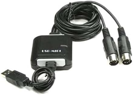 Sf Cable Usb To Midi Adapter Cable, Usb A To 2 X Din-5