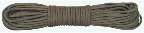 Ultimate Arms Gear OD Olive Drab Green 50' Feet Military GI Nylon Type III Specification 550 lbs 7 Strand Heavy Duty Utility Braided Paracord Survival Parachute Tactical Para Cord Rope Made in the U.S.A.