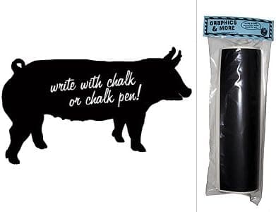 Hog Pig - Chalkboard Vinyl Sticker Decal Wall Decor