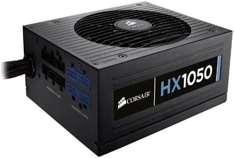 Corsair Professional Series HX1050 80 Plus Silver Certified 1050-Watt Power Supply Compatible with Intel and AMD Platforms - CMPSU-1050HX