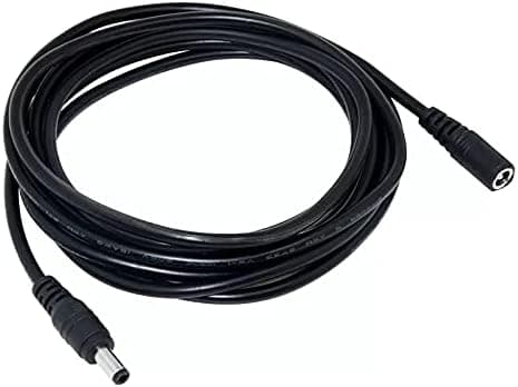 KUCAM 5 ft 3.5mm x 1.35mm DC Plug Extension Cord Power Adater Extra Cable for Indoor IP Camera