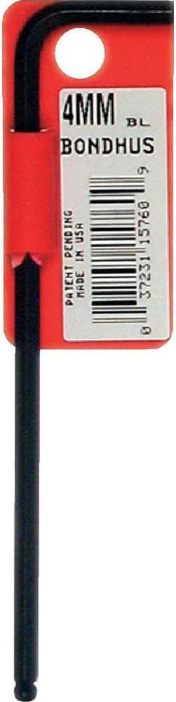 4.0mm Ball End L-Wrench Tagged & Barcoded
