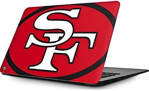 Skinit Decal Laptop Skin Compatible with MacBook Air 11.6 (2010-2017) - Officially Licensed NFL San Francisco 49ers Retro Logo Design
