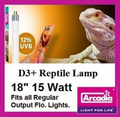 Arcadia D3 12% UVB T8 Bulb - 18"