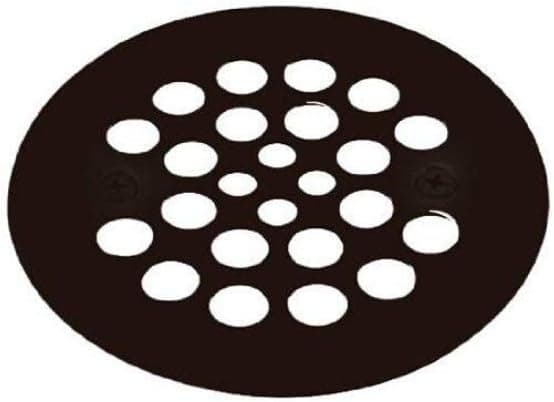 Shower Drain Cover, Brass Construction (Shower Drain Cover, Oil Rubbed Bronze)