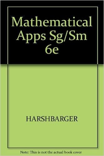Mathematical Applications for the Management, Life and Social Sciences