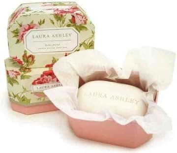 Laura Ashley Boho Floral Luxurious Triple Milled Soap Bar with Jasmine