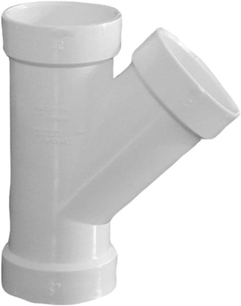 Genova Products 71021 Reducing Wye Pipe Fitting, 2" x 1 1/2"