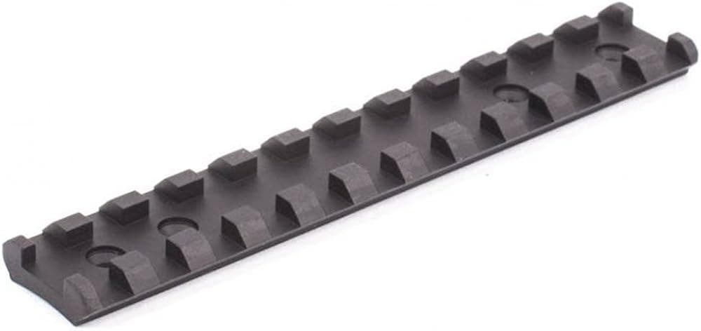 MSP Ruger 10/22 Long See-Through Scope Mount - Mil-Spec Picatinny. BLACK