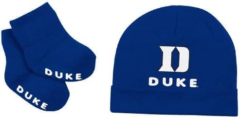 NCAA Duke Blue Devils Infant Stork Cap & Booties Set - Duke Blue