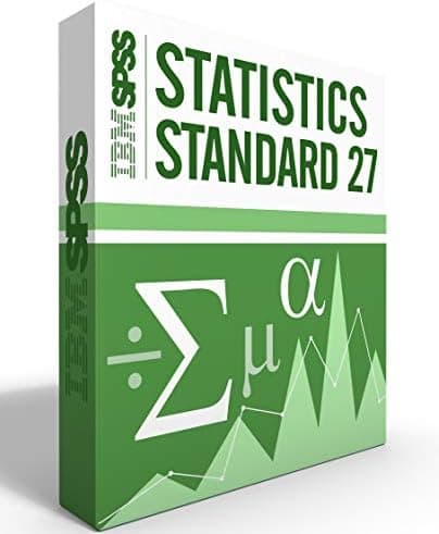 SPSS IBM Statistics Grad Pack Standard V27.0 12 Month License for 2 Computers Windows or Mac