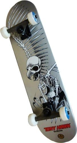 Birdhouse (CPX1041 Tony Hawk Full Skull Series 7.5-Inch Full Size Complete Skateboard (Black)