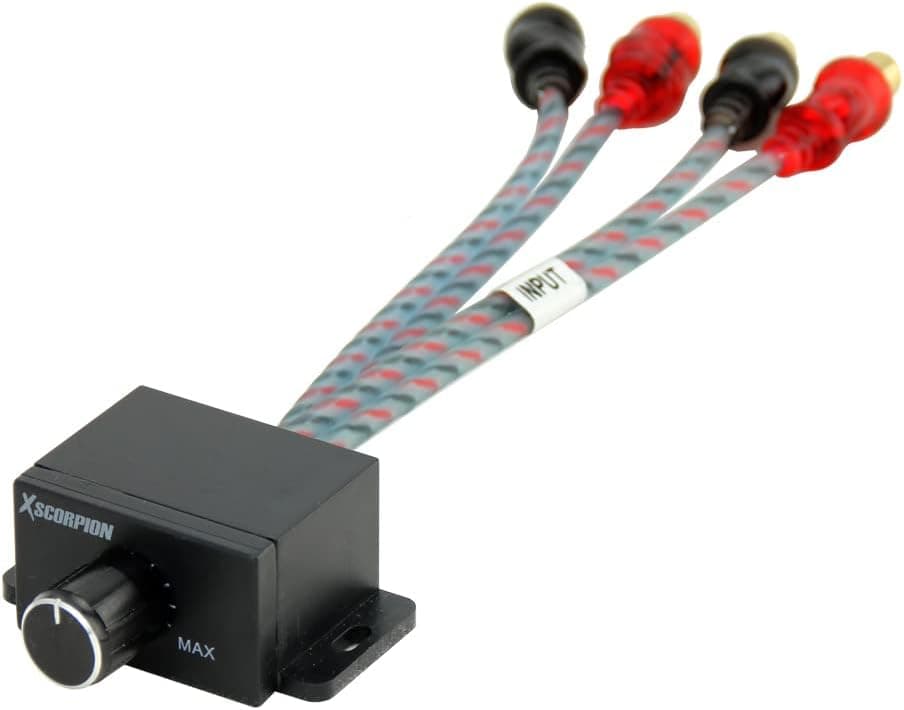 Xscorpion BCK-1 Car Stereo Amplifier Bass Boost Remote Level Gain Control Knob