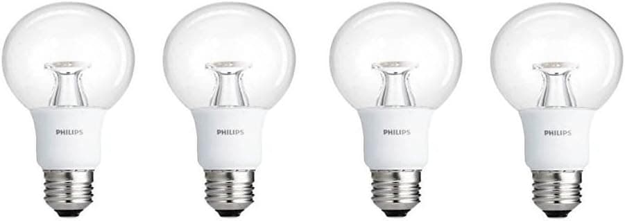 Philips LED Dimmable G25 Soft White Light Bulb with Warm Glow Effect Lumen, 2700-2200-Kelvin,E26 Base