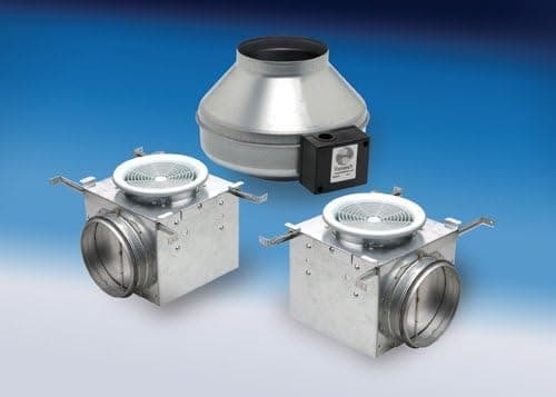 Fantech PB370-2 Inline Exhaust Fan, 360 CFMBathroom Kit, Dual Grille - for 6" & 8" Duct