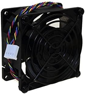 PartsCollection Super Performance Delta 80x80x38mm Double Ball Bearing PWM Speed Control Function Case Fan (Black)