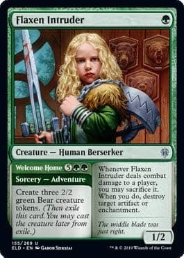 Flaxen Intruder // Welcome Home - Foil - Showcase