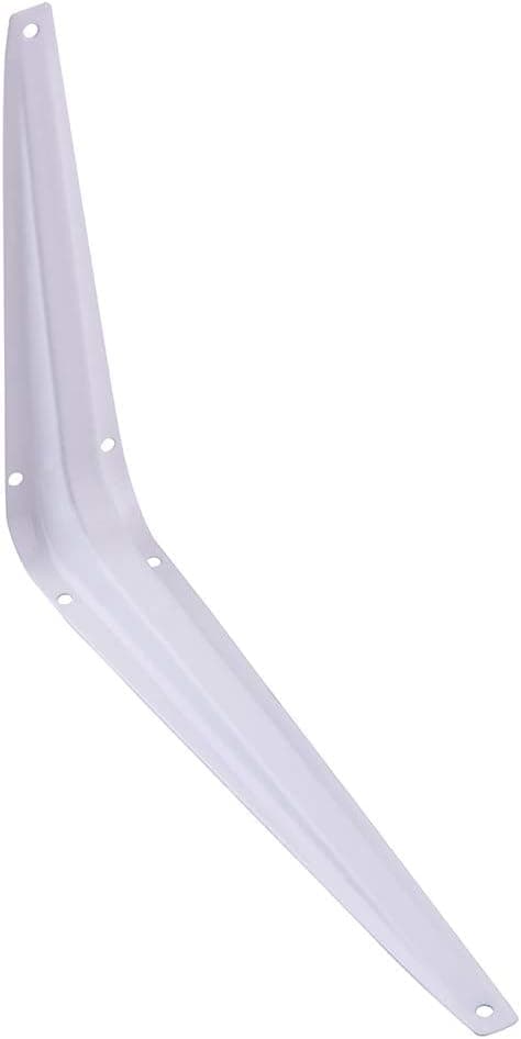 Specialty Hardware 5x6 inch Shelf L Brackets Wall Corner Angle Shelving Shelf Bracket Supports with Screws for Wall Hanging DIY Shelves White Coated 20pcs