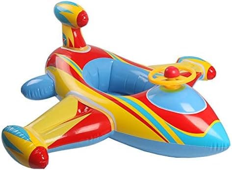 Kids Swim Portable Inflatable Pool Floats Swimming Ring with Adjustable Safety Buckle Double Surround Air Bag Angel Wings Buoyancy Aid Vest for Baby 33-36 lbs Learn Swimming Training (Grey)