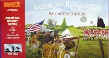 War Of The Patriots The Battle Of Monmouth Courthouse Diorama Set 1/72 Imex by Imex