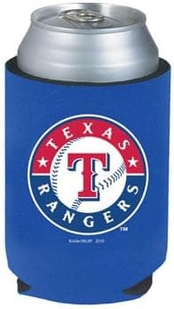 MLB Texas Rangers Can Holder Blue Sports Fan Cold Beverage Koozies, Team Color, One Size