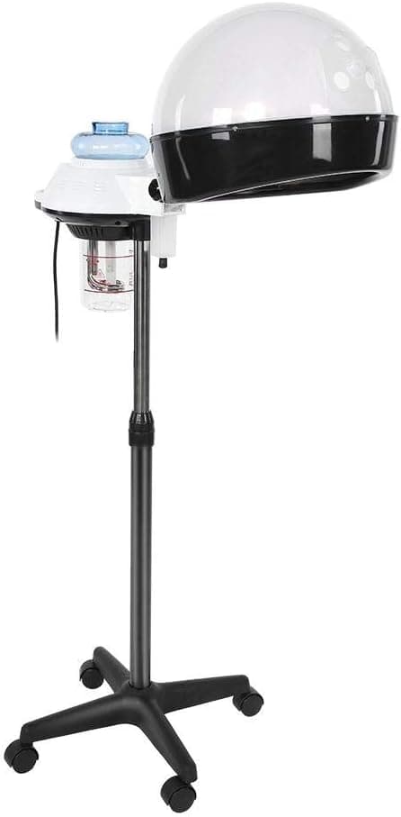 FILFEEL Rolling Hair Steamer, Hair Bonnet Dryer with Adjustable Hooded & Floor Stand Design Salon Spa Styling Tool for Hair Coloring Perming Conditioning Steamer