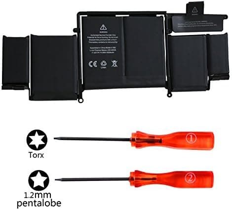 CSEXCEL New Replacement Laptop Notebook Battery for 2015 MacBook Pro 13" Retina A1502 A1582 ME864 ME865 [Li-Polymer 11.42 V 74.9Wh 6559mAh] - 18 Months Warranty (A1582)