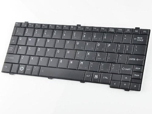 Eathtek Replacement Keyboard for Toshiba Satellite A10 A15 A20 A25 A30 A40 A45 A50 A80 A100 1400 2400 M30 M35 M40 M55 P20 P25 P30 Tecra A1 A2 A3 A4 A5 M1 M2 M3 M4 S2 S3 Series Black US Layout