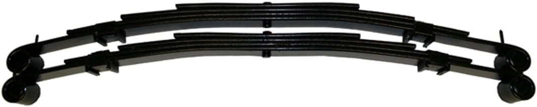 E-Z-GO EZGO 70506G01 Heavy Duty Rear Spring Leaf for Golf Cart, Set of 2, Black