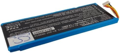 2000mAh Control Battery For Crestron TPMC-8X, TPMC-8X WiFi, 6502269