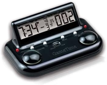 Excalibur Game Time II Chess Timer With Dual Digital Clock and Easy-To See-Displays
