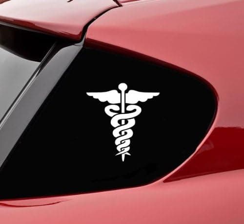 Slap-Art EMT Rescue Logo Vinyl Decal Bumper Sticker
