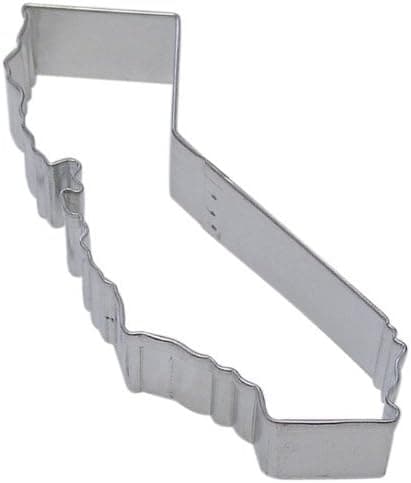 States OTBP State of California Cookie Cutter 5 Inch –Tin Plated Steel Cookie Cutters – State of California Cookie Mold