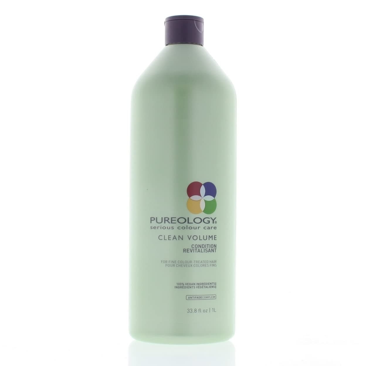 Pureology Clean Volume Moisturizing Conditioner | For Fine, Color Treated Hair | Sulfate-Free | Silicone-Free | Vegan