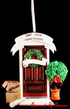 New Apartment Home Personalized Christmas Ornament
