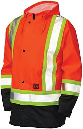 Tough Duck Men's Type 3 Flame Resistant Rain Jacket
