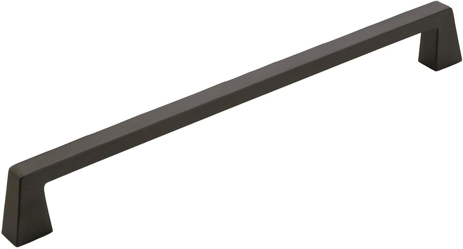 Amerock | Appliance Pull | Black Bronze | 12 inch (305 mm) Center to Center | Blackrock | 1 Pack | Drawer Pull | Drawer Handle | Cabinet Hardware