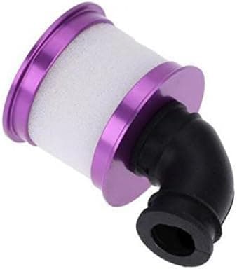 powerday Aluminum Air Impurity Filter Cover for 1:10 Off-Road HSP Car Buggy Truck 04104 (Purple)