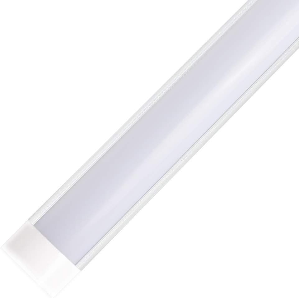 3FT LED Tube Light, 30W Integrated Batten Lights, 2250 Lumens, 6500K Daylight, Fluorescent Fixture Replacement for Room, Warehouse, Office, Market - 1 Pack