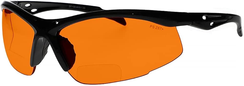 Bifocal Safety Glasses SB-9000 with Orange Lenses